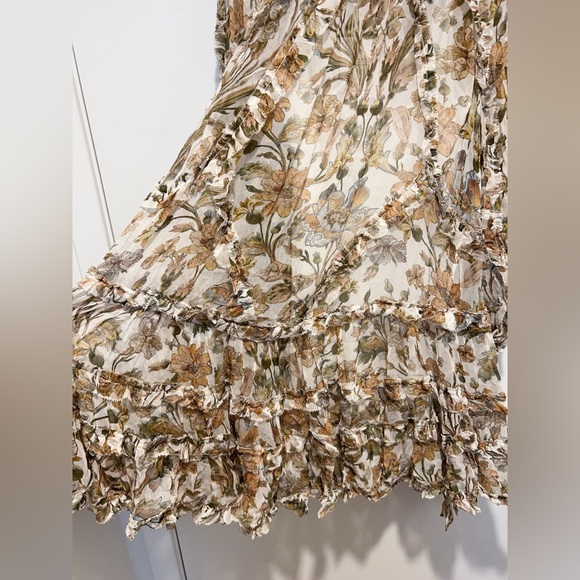 NWT AU2 Zimmermann Chintz Floral Frill Minidress - Picture 13 of 16